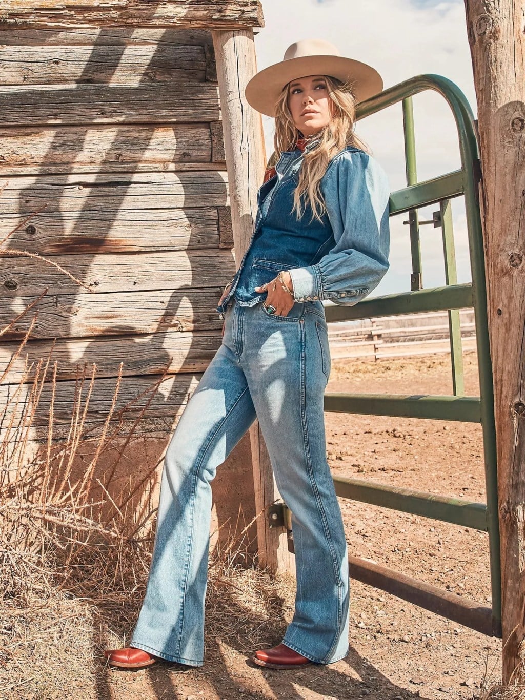 Denim Layers and Fringe Jacket — Cowgirl Outfits