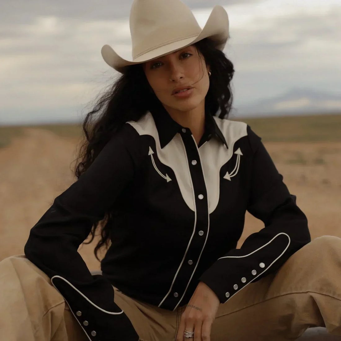 Classic Western Shirt with Trousers — Cowgirl Outfits
