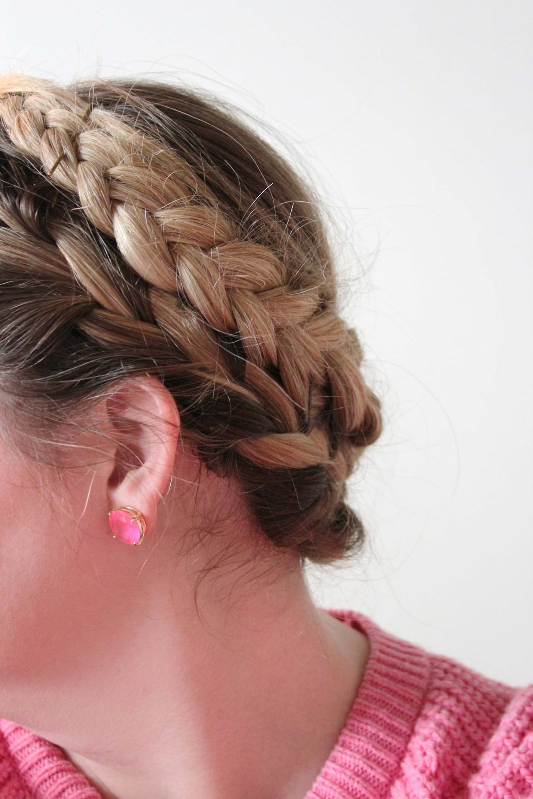 Collarbone Fine Blonde Balayage Crown Braid Collarbone Fine Blonde Balayage Crown Braid
