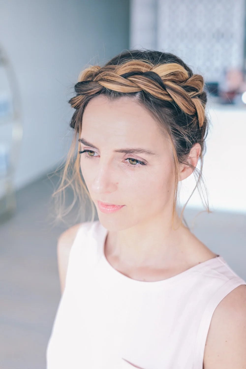 Crown Braid Tutorial Black Tie Wedding Crown Braid Tutorial Black Tie Wedding