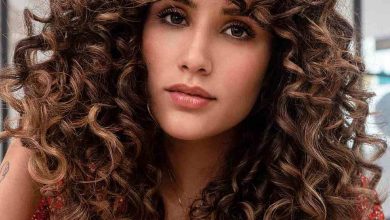 92 Best Ways to Pair Curly Hair with Bangs