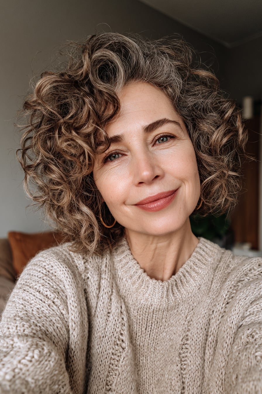 Collarbone Bob Salt And Pepper Collarbone Bob Salt And Pepper — Curly Bob Hairstyles