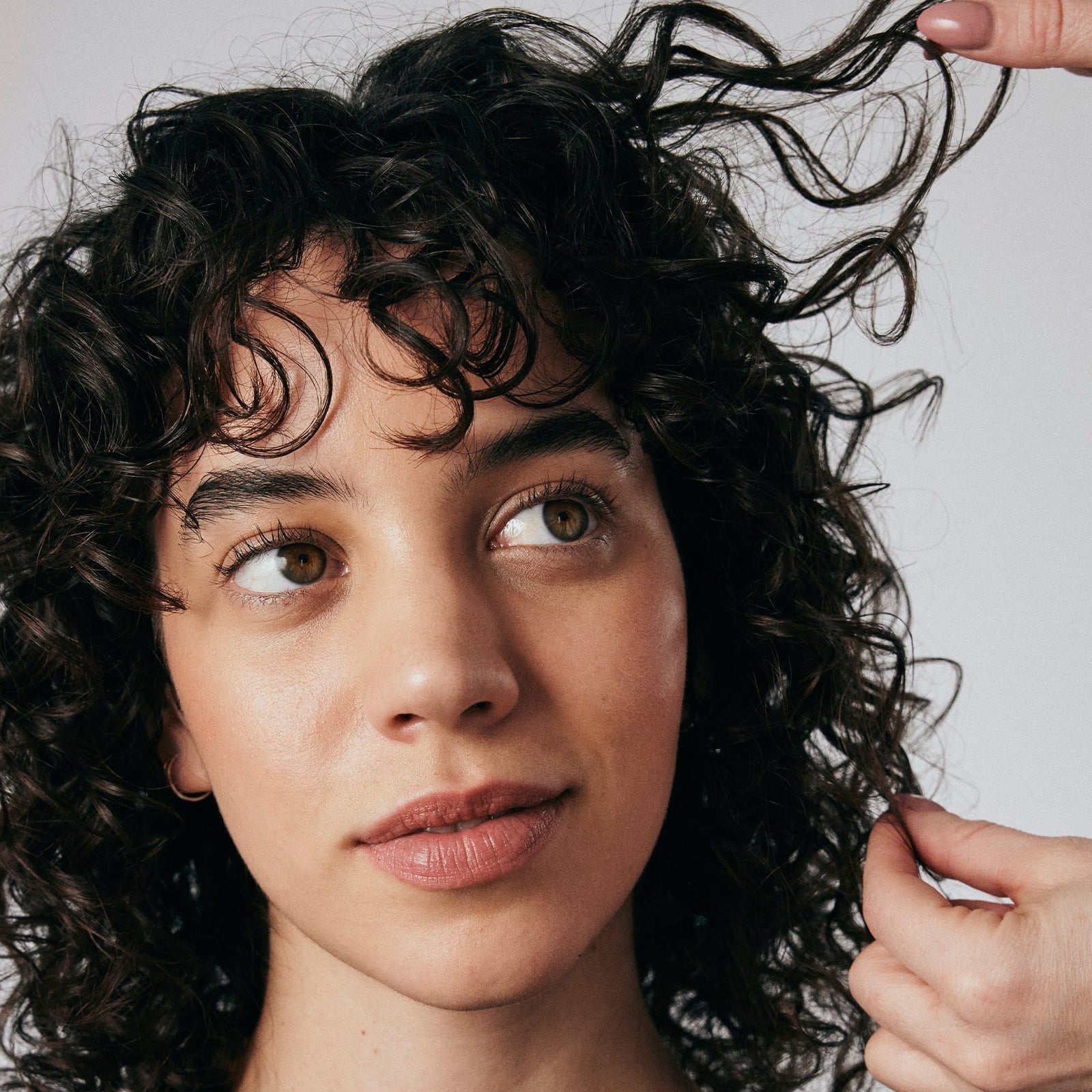 Collarbone Length Air-Dried Curls Collarbone Length Air-Dried Curls — Curly Hair