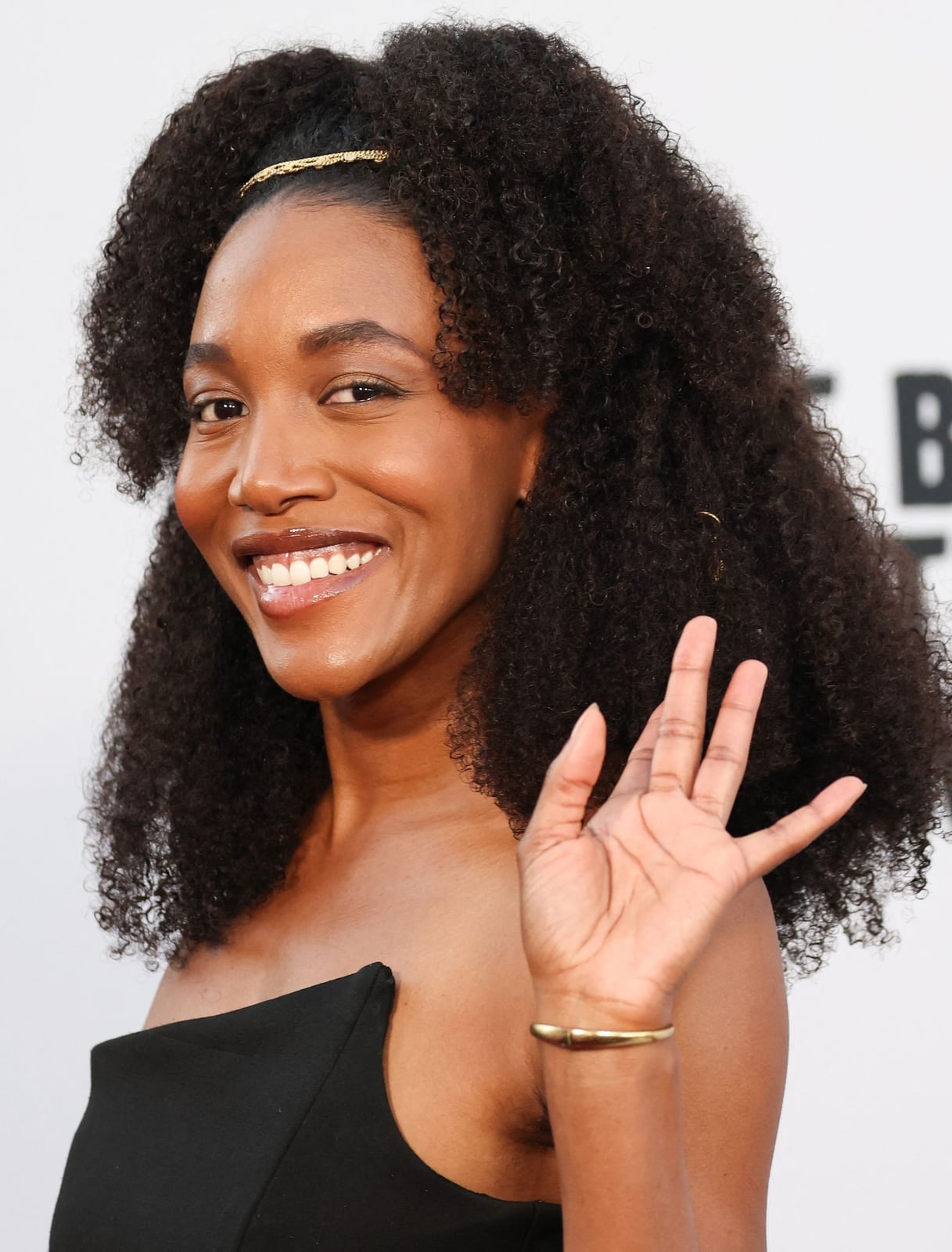 Shoulder Length Blowout With Face-Framing Shoulder Length Blowout With Face-Framing — Curly Hair