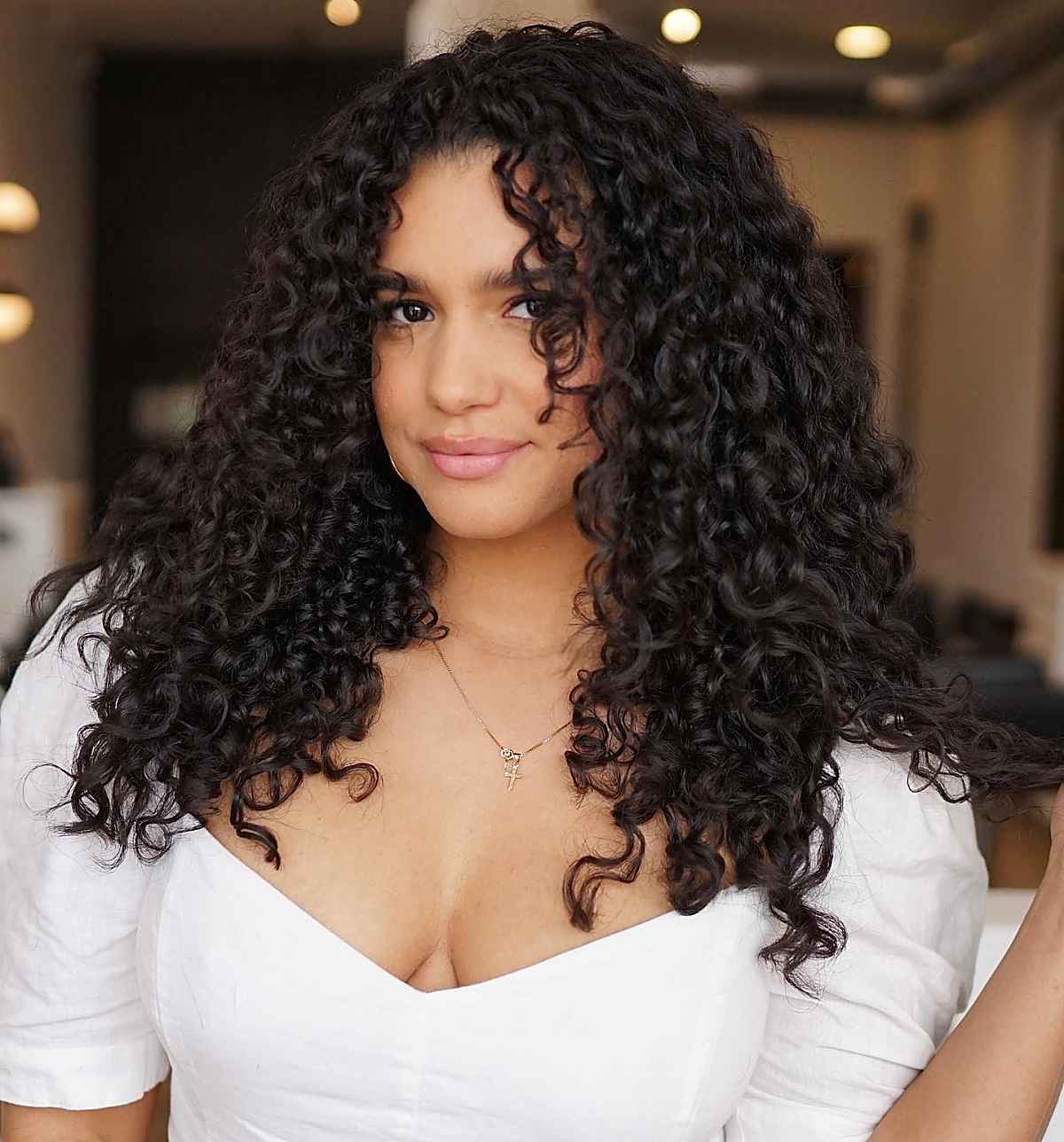 Mid-Back Long Layers With Defined Curls Mid-Back Long Layers With Defined Curls — Curly Hair
