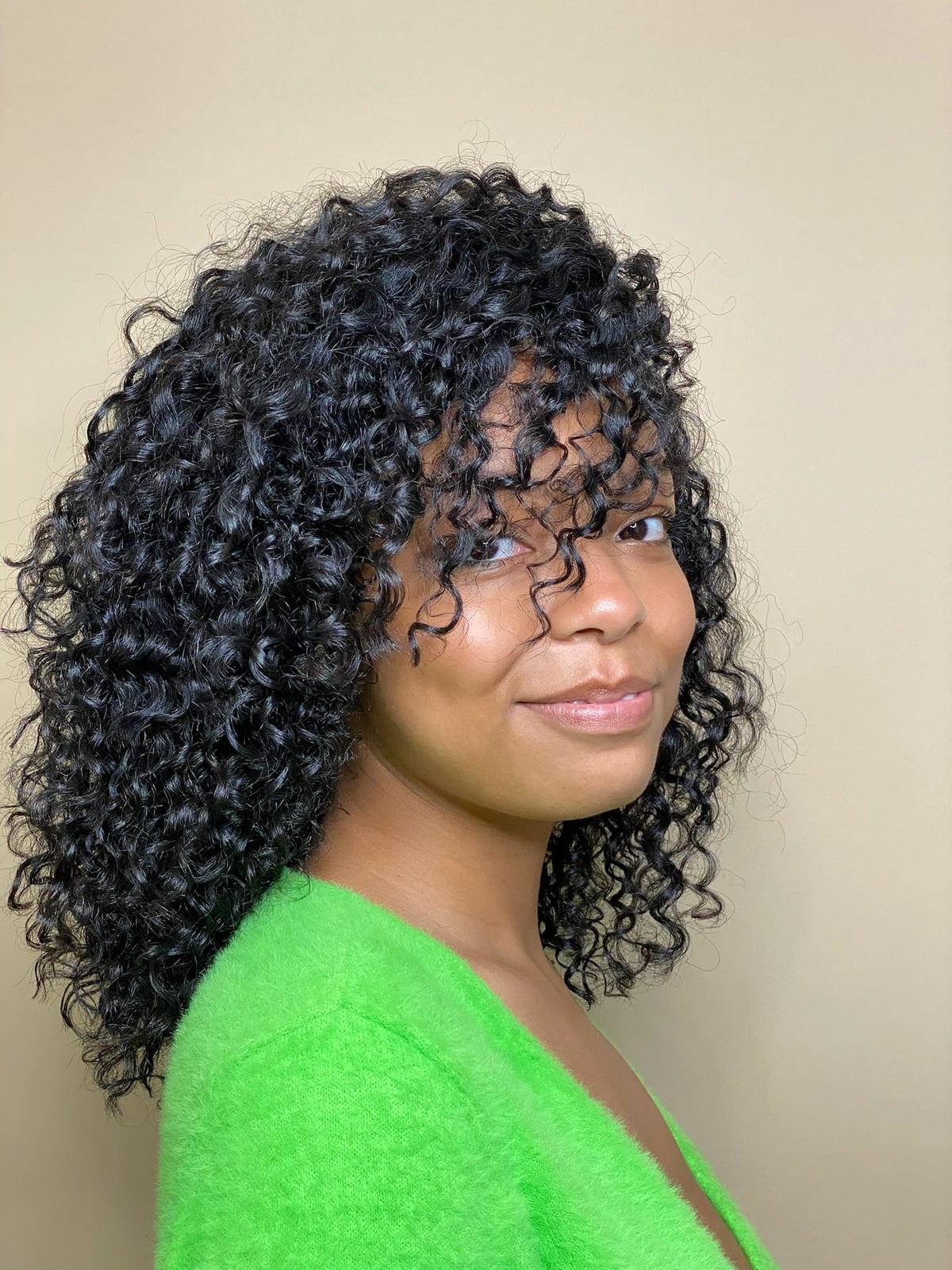 Mid-Back Layers In Deep Red Mid-Back Layers In Deep Red — Curly Hair
