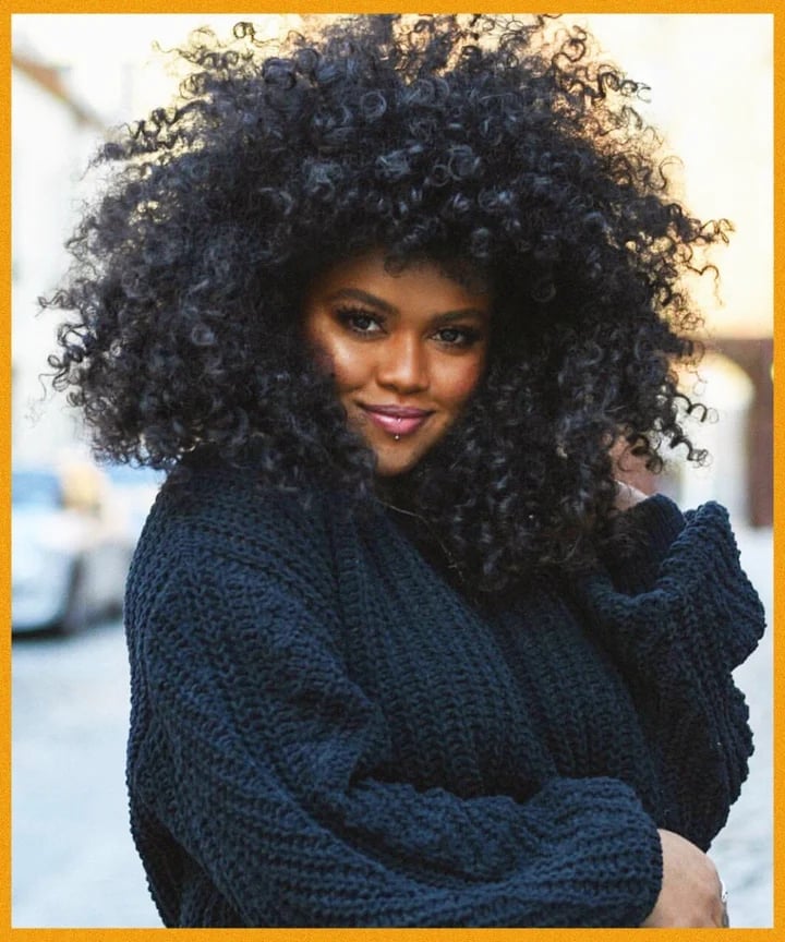 Mid-Back Layers With Massive Volume — Curly Hair Down