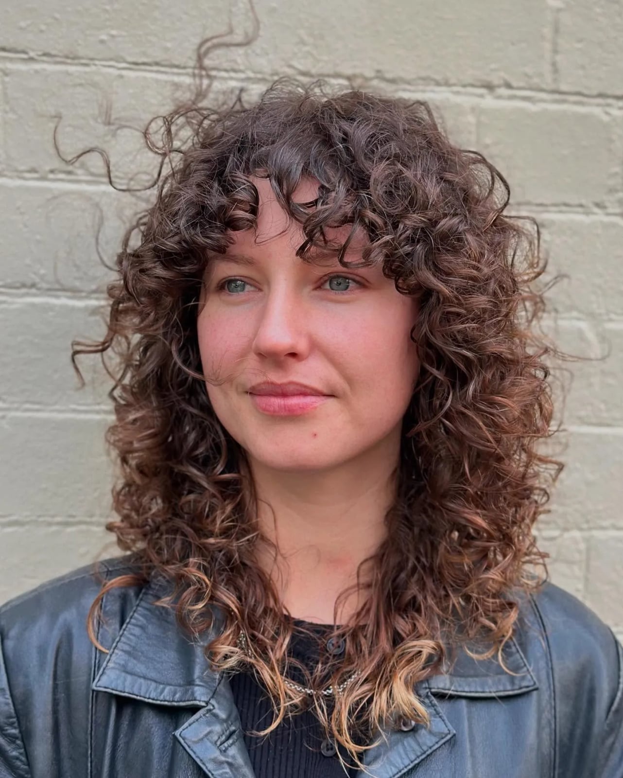 Collarbone Layers With Blowout Style — Curly Hair Layers