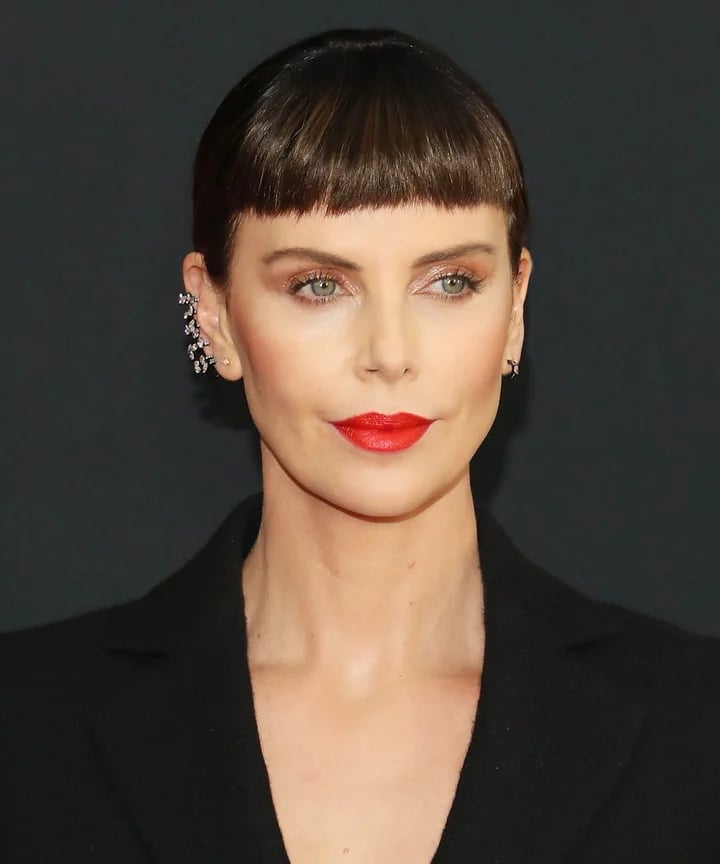 Ear Length Slicked Back With Micro Bangs — Cut Bangs