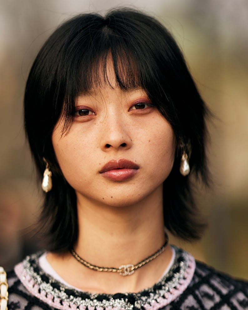 Short Textured Cut With Choppy Bangs — Cut Bangs