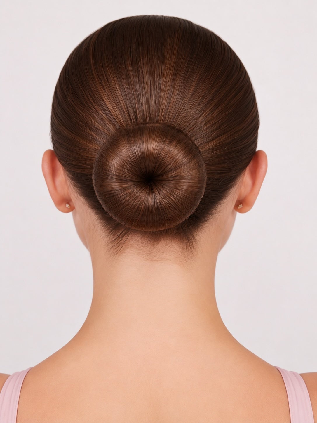 Neat Medium Brown Ballet Bun — Dance Hair