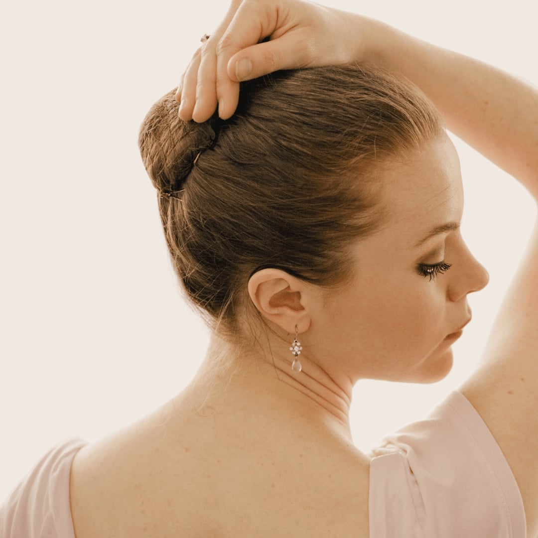 Smooth Brown Bun For Dance — Dance Hair