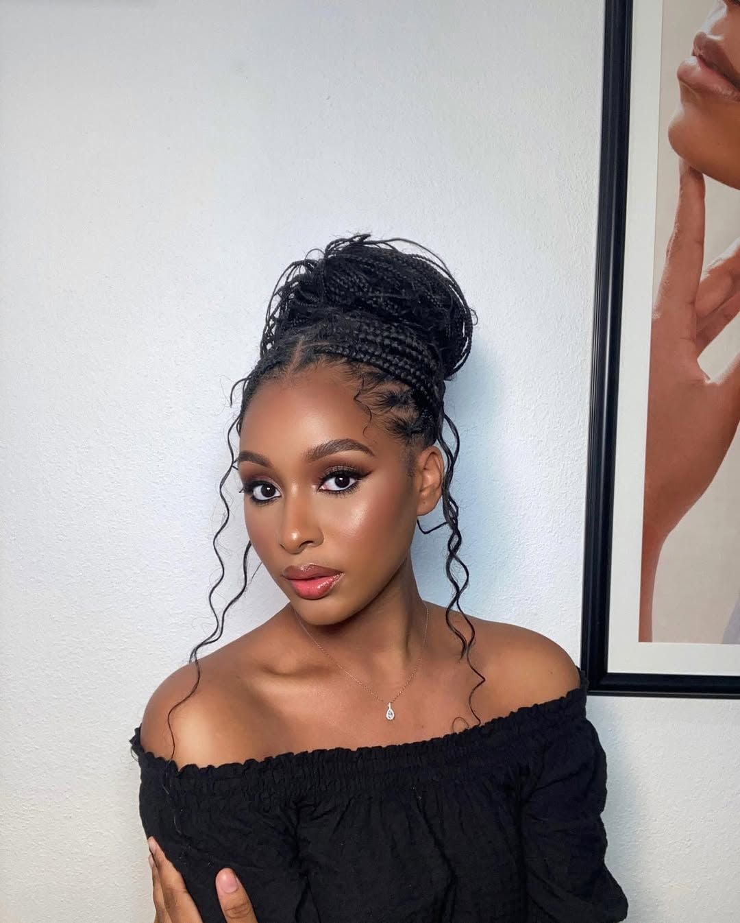 High Braided Updo With Face-Framing Tendrils High Braided Updo With Face-Framing Tendrils — Dance Hairstyles
