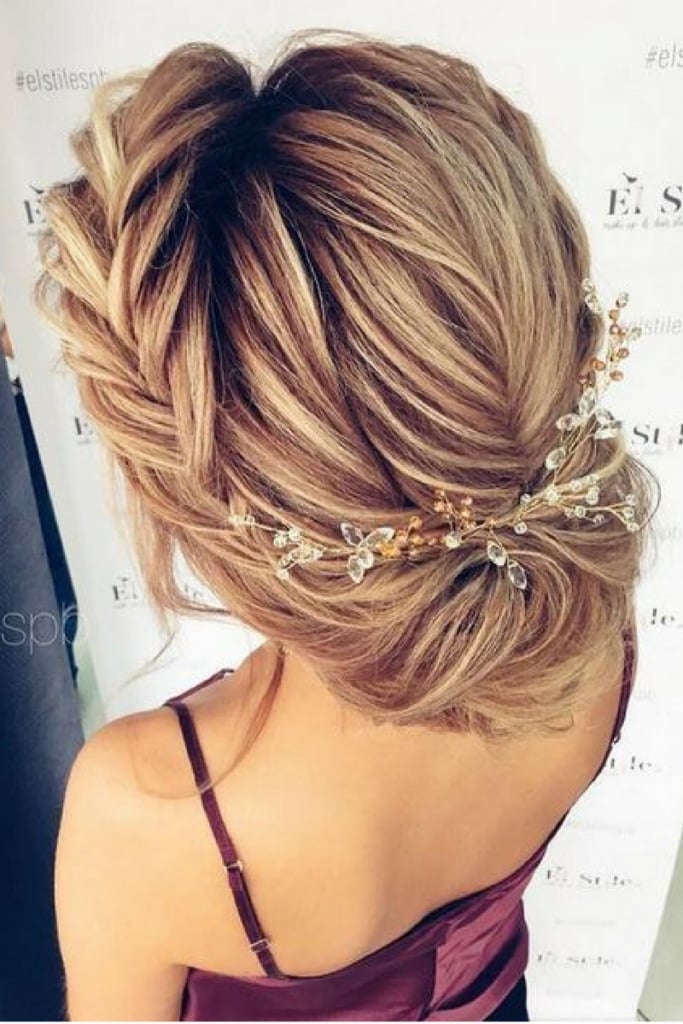 Braided Updo With Jeweled Accessory Braided Updo With Jeweled Accessory — Dance Hairstyles