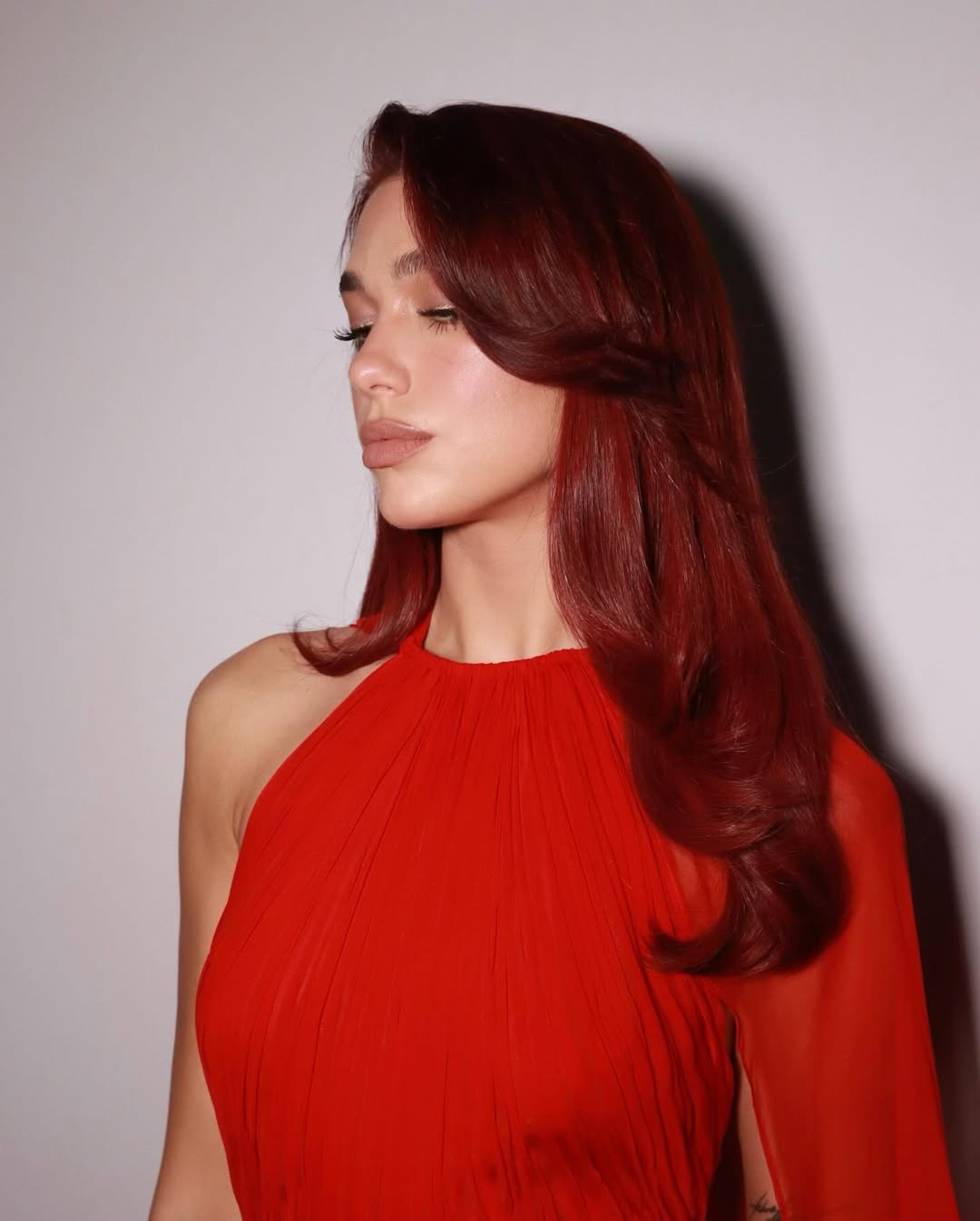 Glossy Mid-Back Deep Dark Auburn Glossy Mid-Back Deep Dark Auburn — Dark Auburn Hair