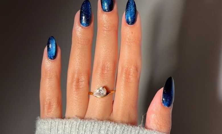 24+ Captivating Dark Blue Nails Inspired by the Night Sky - Nails for Confidence