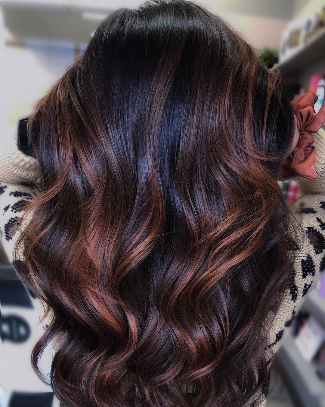 Dark Brown With Copper Highlights Dark Brown With Copper Highlights — Dark Hair Color