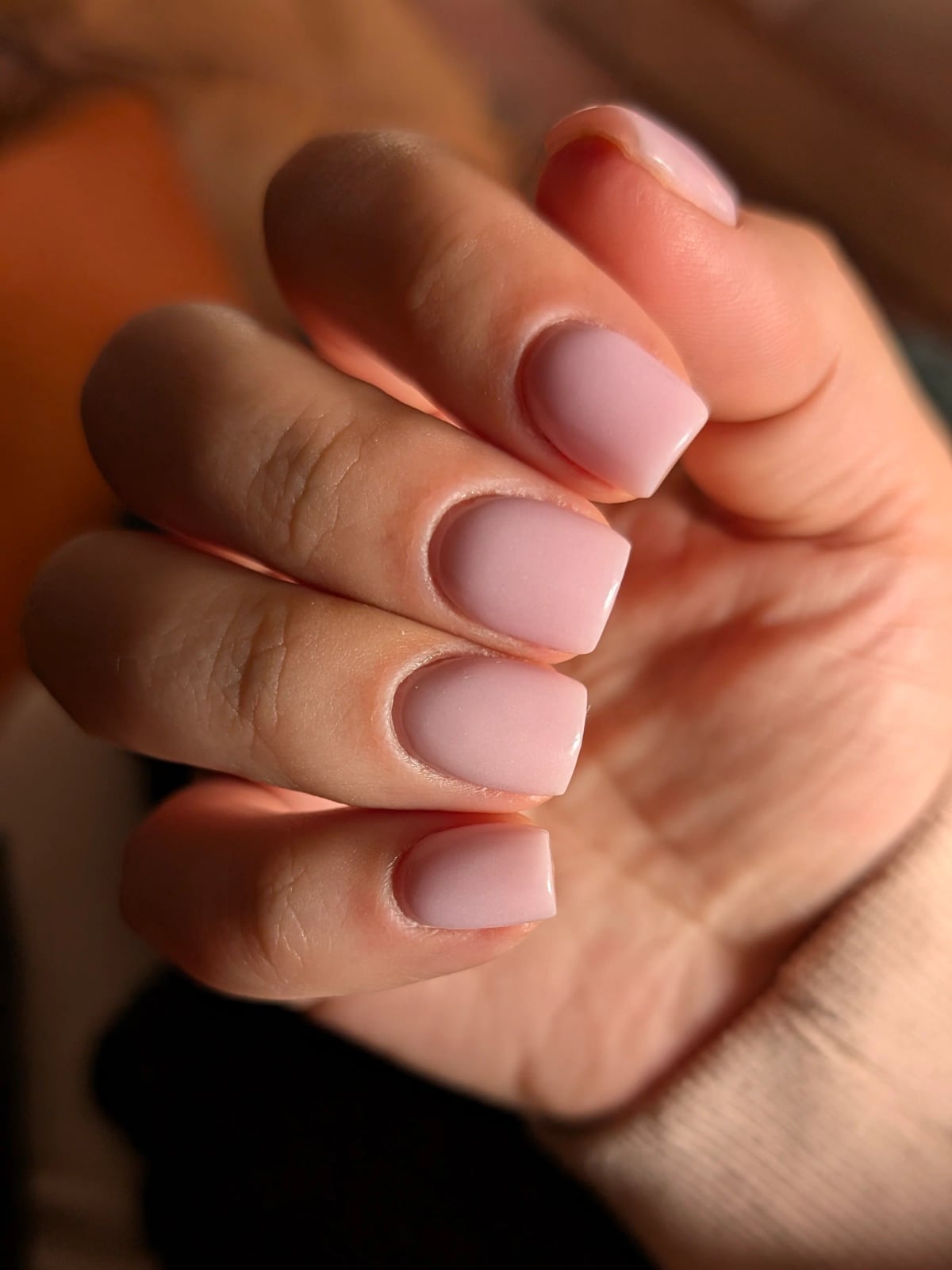 Short Square Matte Light Pink Short Square Matte Light Pink — Dip Powder Nails