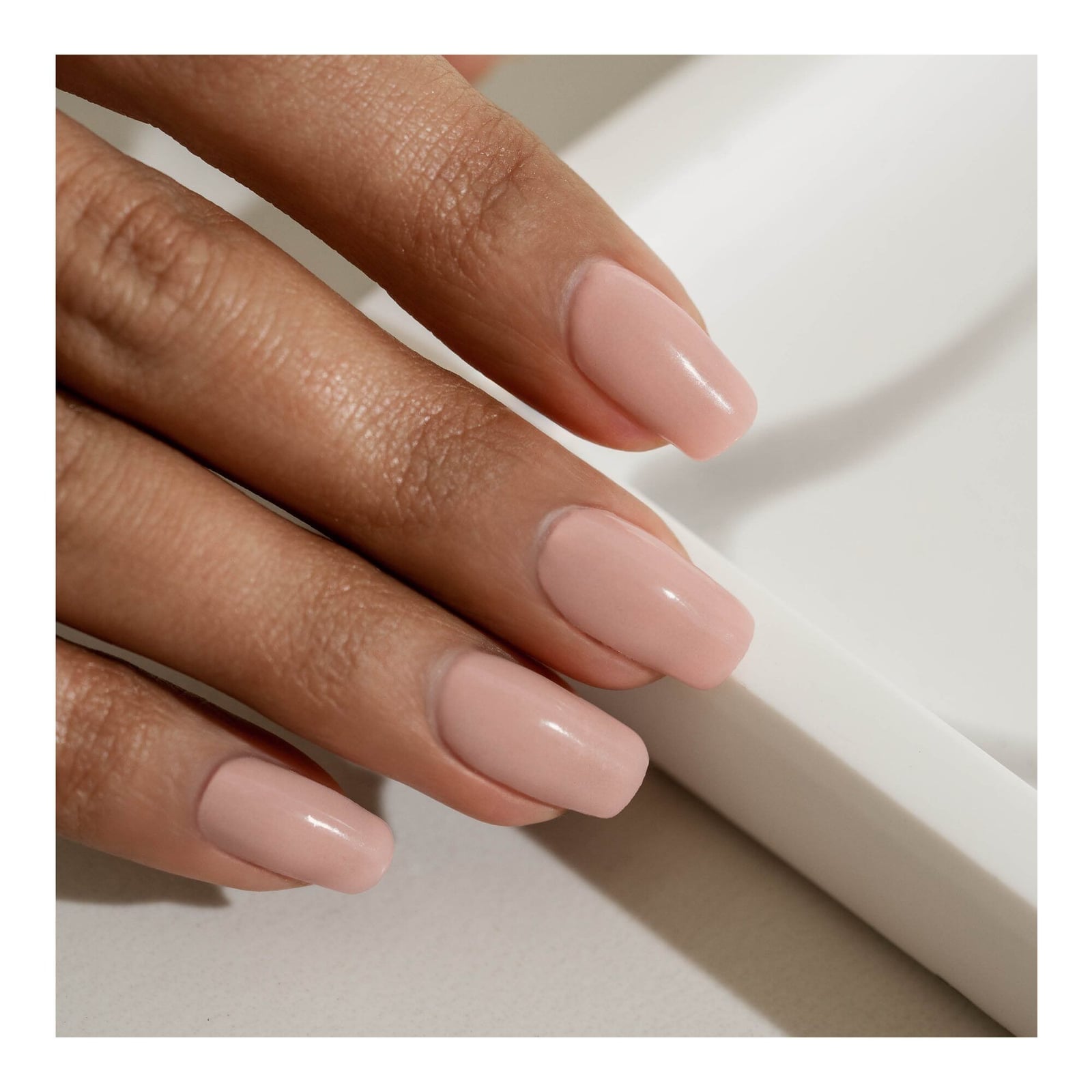 Short Almond Sheer Milky Pink Solid Color Short Almond Sheer Milky Pink Solid Color — Dip Powder Nails