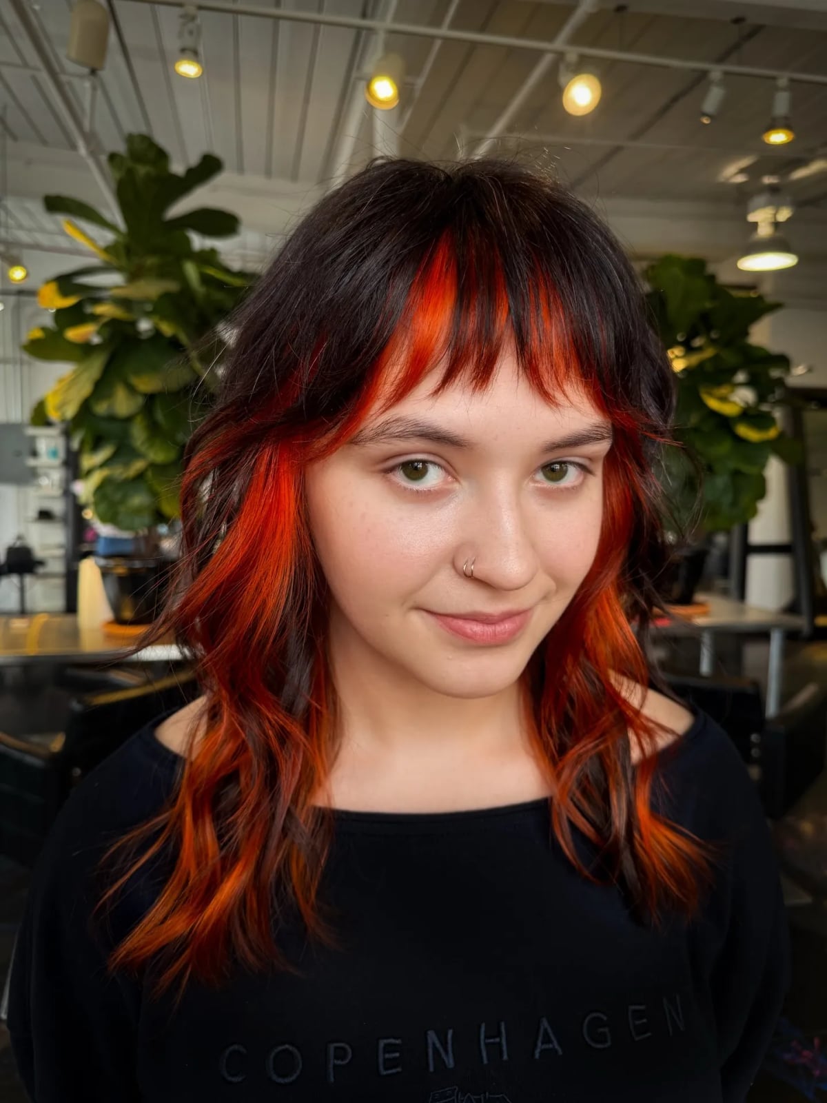 Shag With Orange Highlights Shag With Orange Highlights — Edgy Haircuts