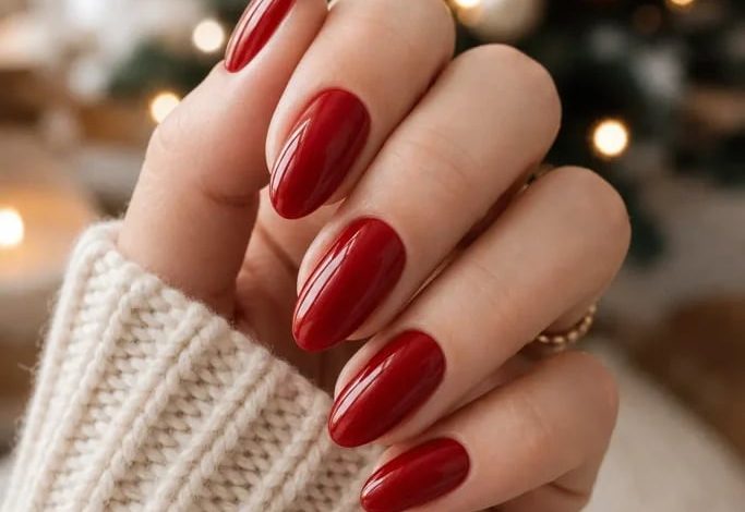 24 Red Christmas Nail Ideas That Feel Festive & Elegant.