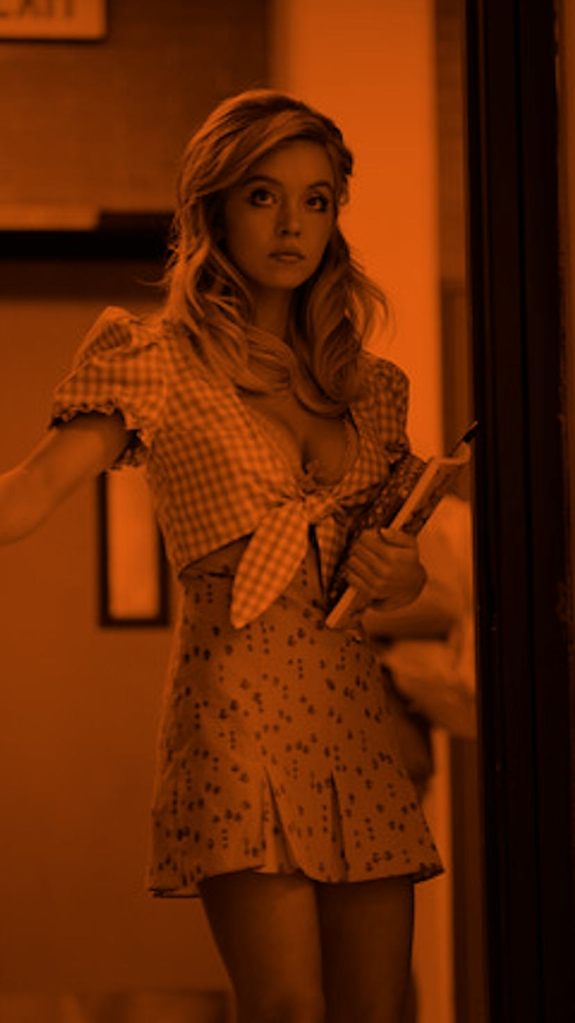 Orange Gingham Top with Matching Skirt — Euphoria Outfits