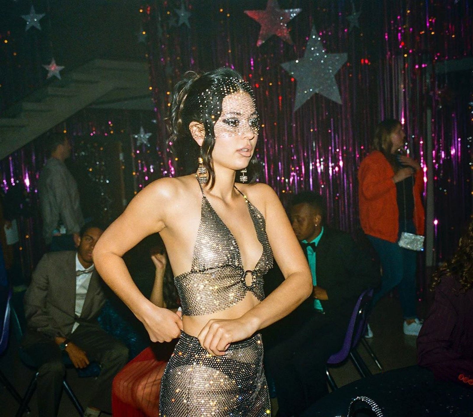 Sparkly Halter Top and Skirt for a Party — Euphoria Outfits