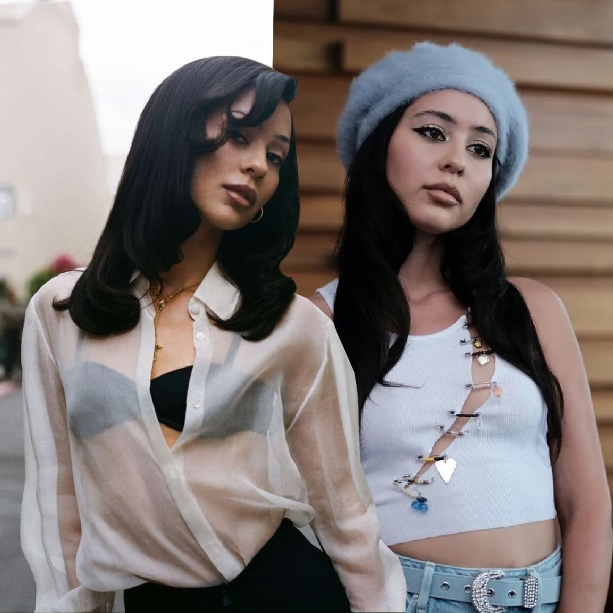 Sheer White Shirt Over a Black Bra, Close-Up Take — Euphoria Outfits