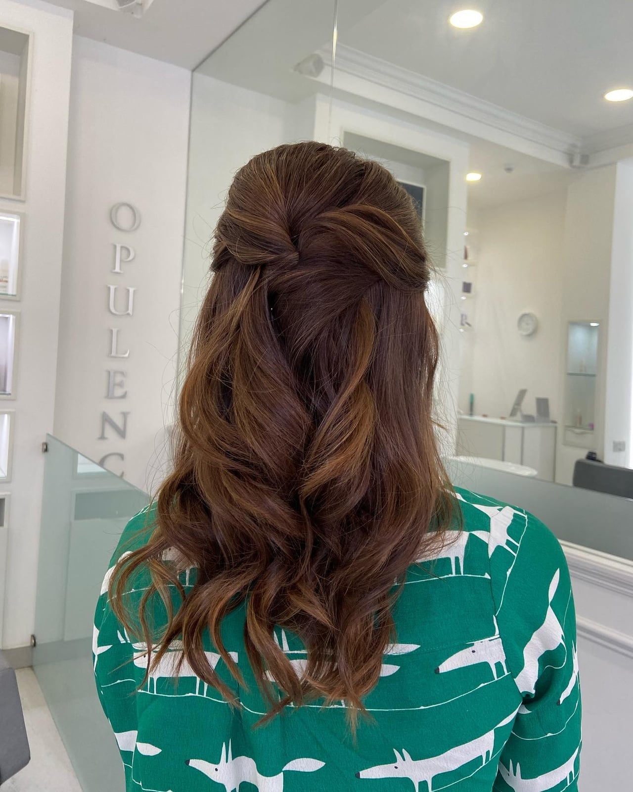 Mid-Back Half Up Twisted Knot Mid-Back Half Up Twisted Knot — Everyday Hairstyles