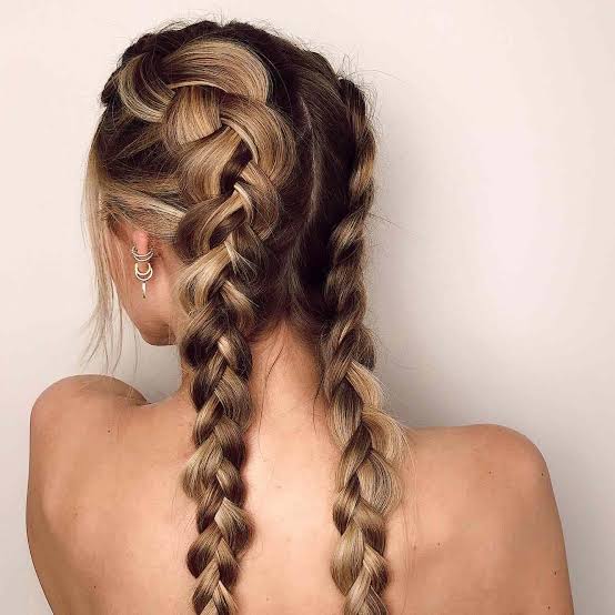 Mid-Back Double Dutch Braids Mid-Back Double Dutch Braids — Everyday Hairstyles
