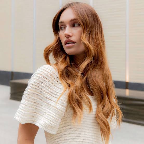 Collarbone Copper Red Loose Waves Collarbone Copper Red Loose Waves — Extensions Hairstyles