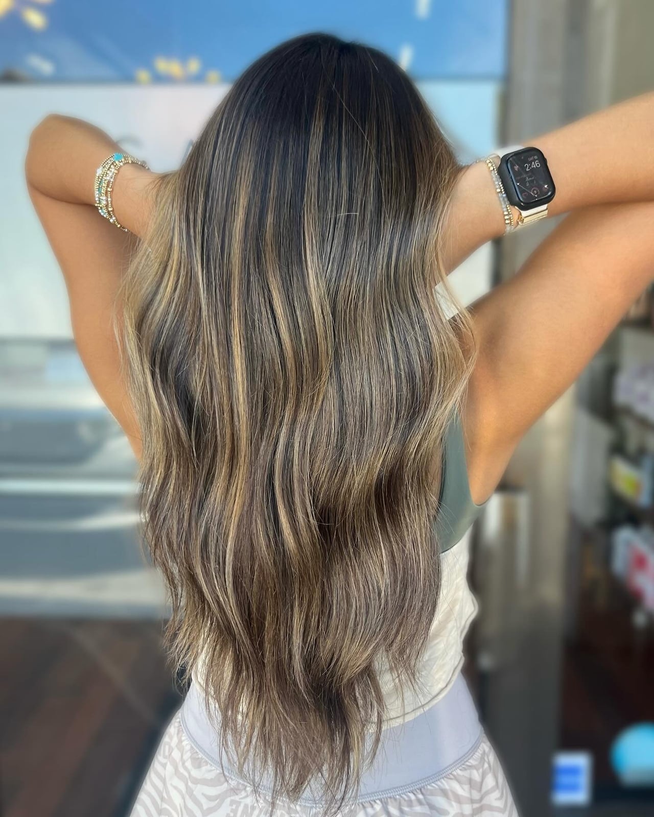 Mid-Back Ash Blonde With Curtain Bangs Mid-Back Ash Blonde With Curtain Bangs — Extensions Hairstyles