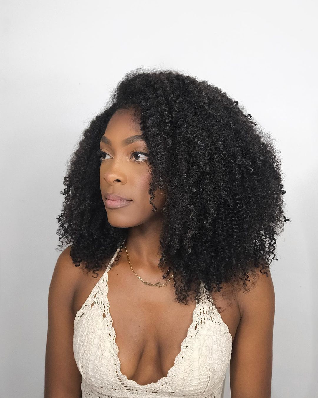 Shoulder Length Coily Jet Black Shoulder Length Coily Jet Black — Extensions Hairstyles