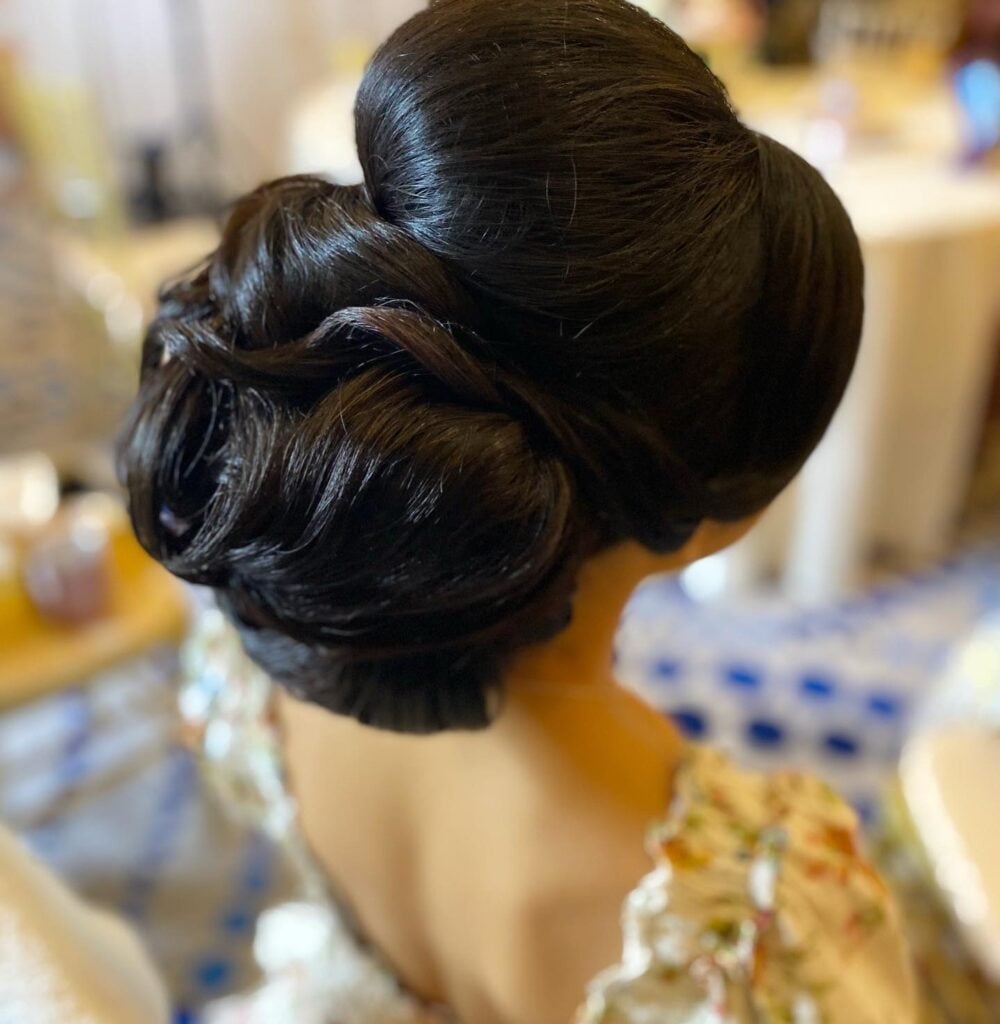 Dark Brown Wavy Sculpted Updo Dark Brown Wavy Sculpted Updo — Extensions Hairstyles