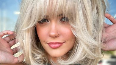 How to Cut Soft '90s Face-Framing Bangs | Behindthechair.com