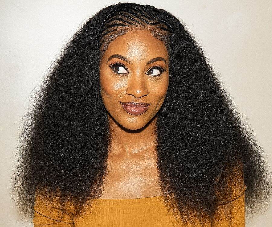 Long Fulani Braids With Voluminous Loose Curls — Fulani Braids Natural Hair