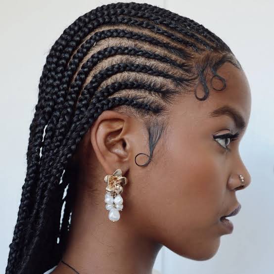 Mid-Back Fulani Braids With Baby Hairs — Fulani Braids Natural Hair