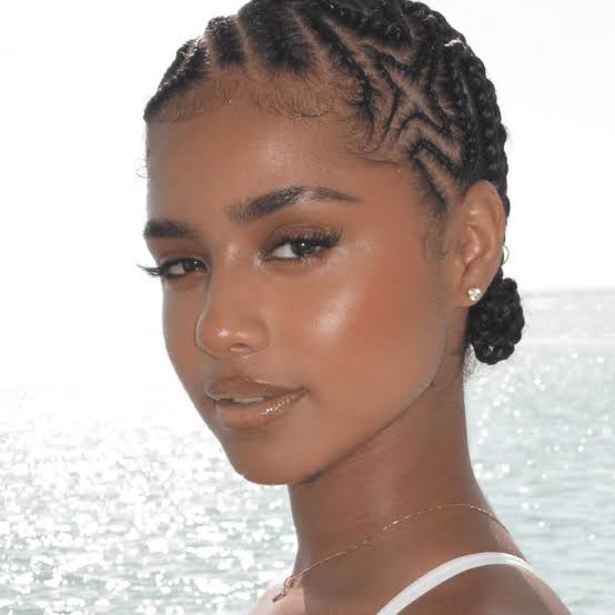 Mid-Back Fulani Braids With Wavy Texture, Shoulder — Fulani Braids Natural Hair