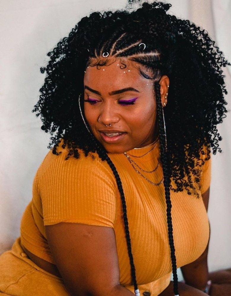 Mid-Back Fulani Braids With Silver Rings and Beads Mid-Back Fulani Braids With Silver Rings and Beads — Fulani Twists
