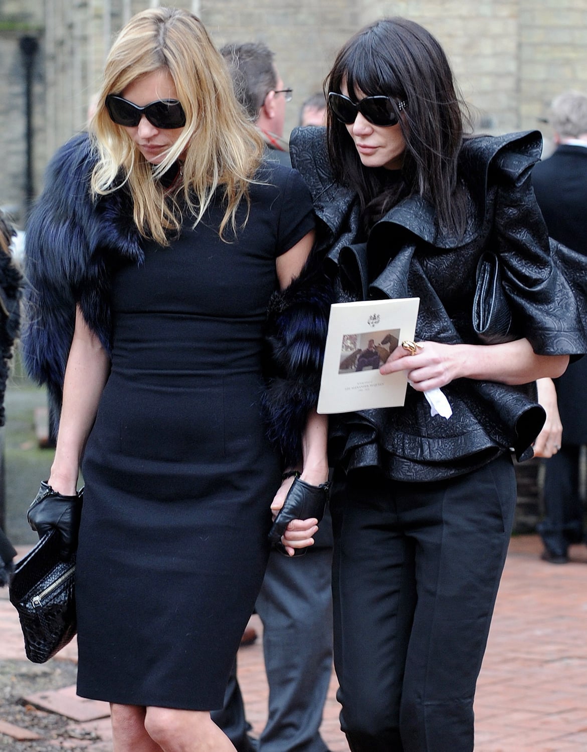 Sheath Dress With Fur Stole Sheath Dress With Fur Stole — Funeral Outfits