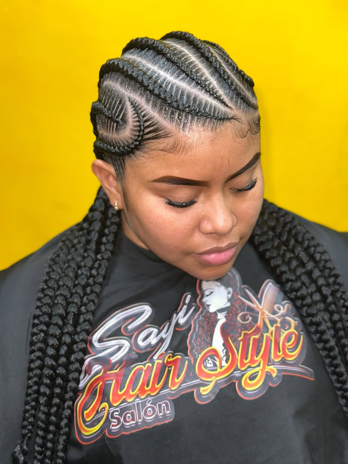 Geometric Stitch Braids With Clean Edges