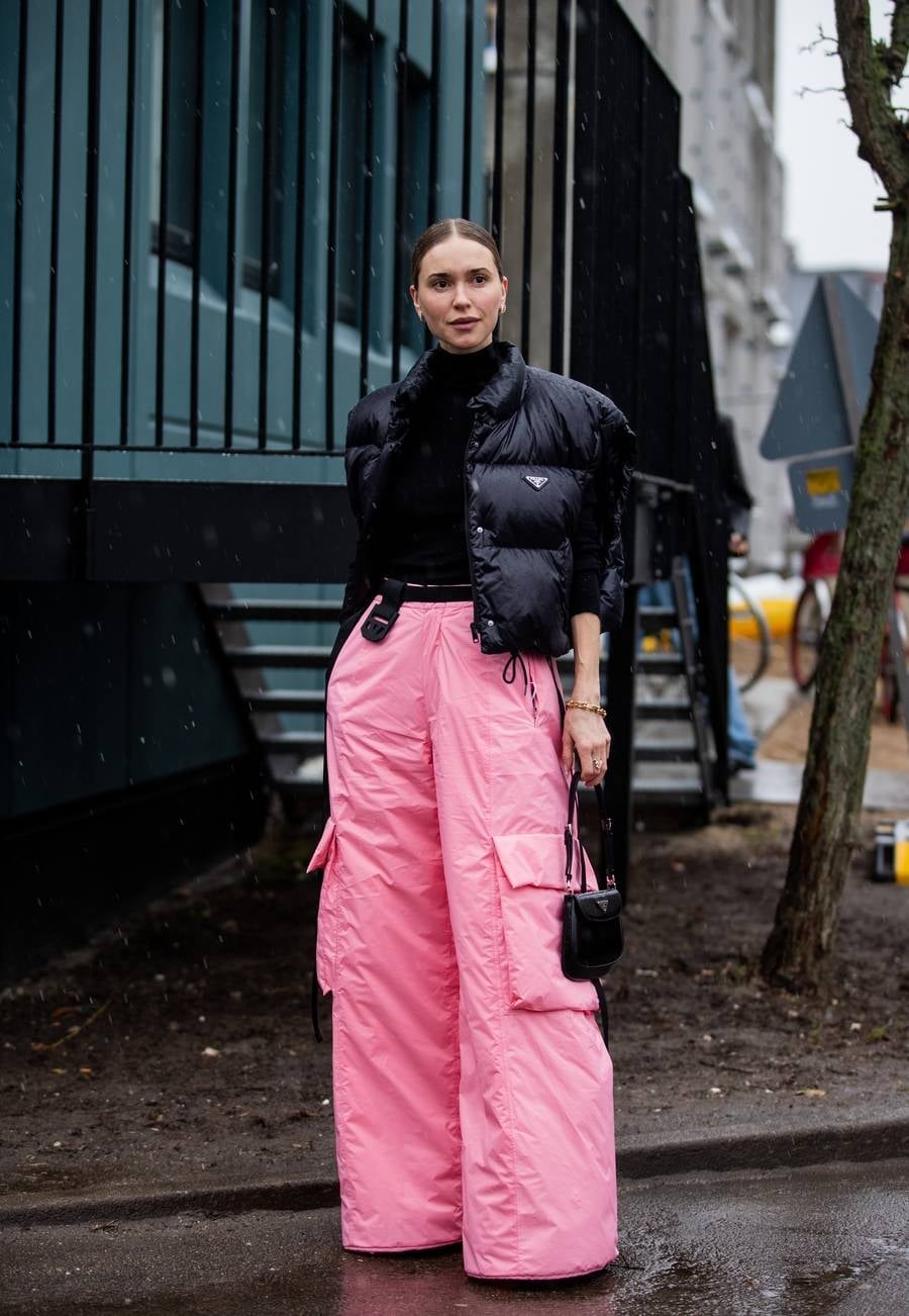 Trench Coat Layered Over Quilted Vest and Corduroys — Gorpcore Outfits