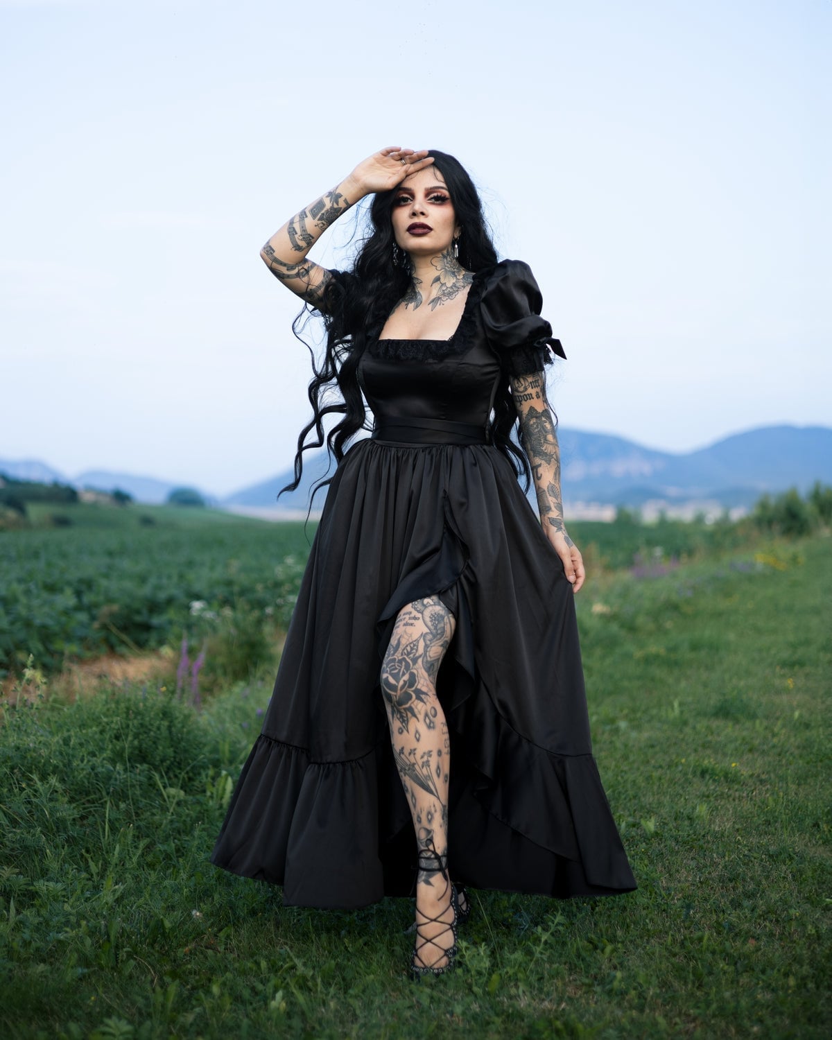 Dramatic Voluminous Gothic Gown — Gothic Outfits