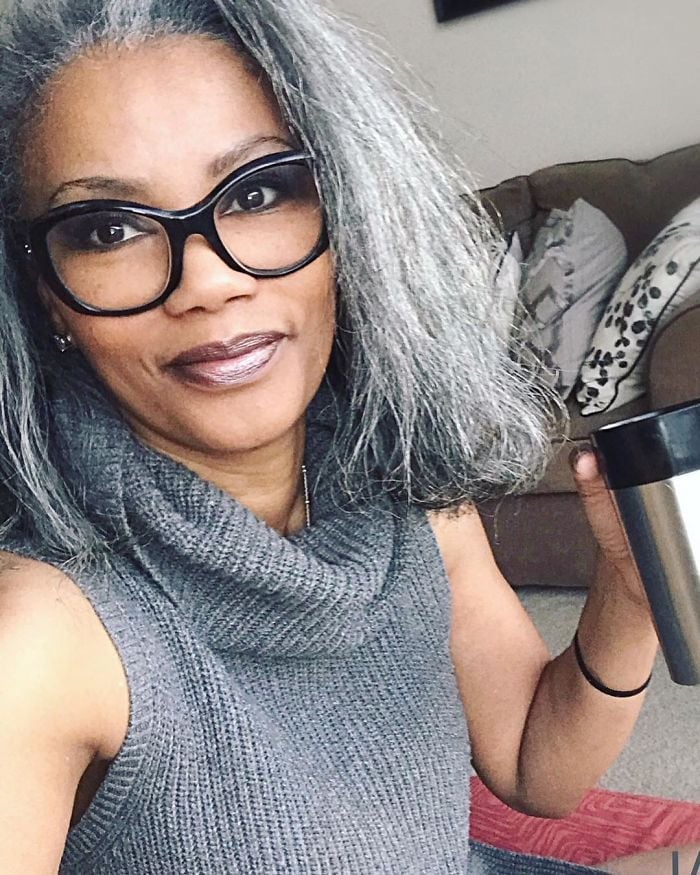Thick Wavy Gray Hair Air Dried Thick Wavy Gray Hair Air Dried