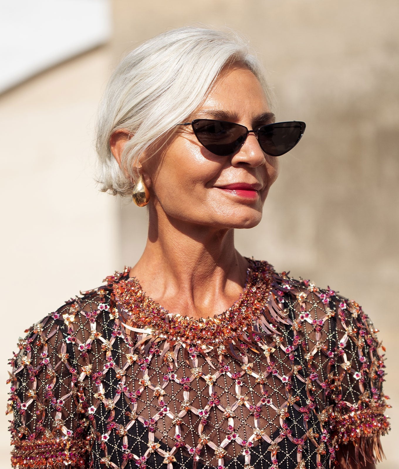 Sleek Chin Length Bob Sleek Chin Length Bob — Gray Hair