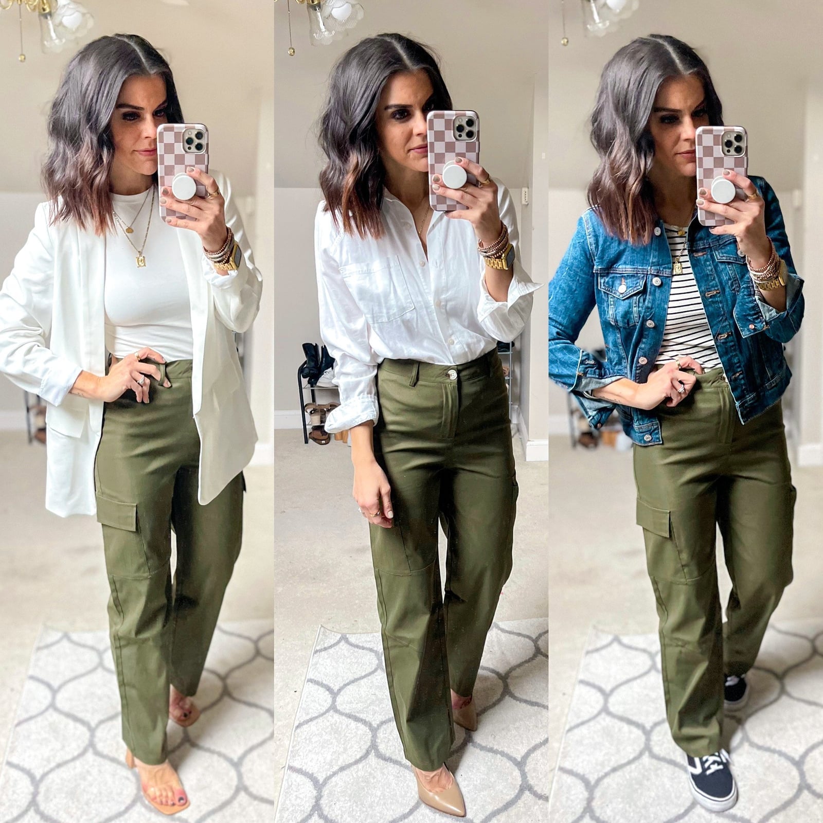 Versatile Olive Green Wide Leg Cargo Pants Styling Options — Green Cargo Pants Outfit
