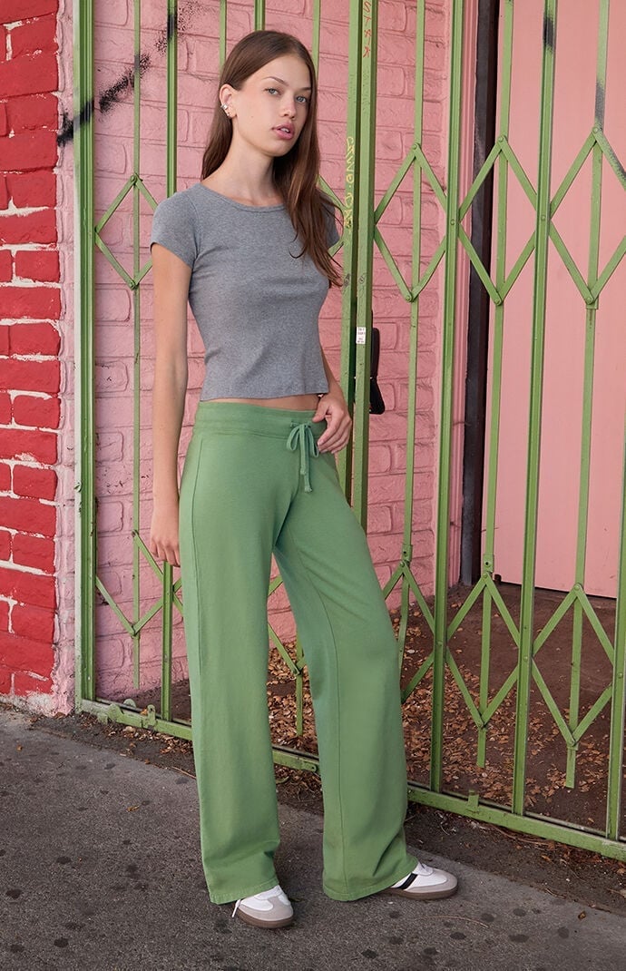 Collage of Green Clothing Items Collage of Green Clothing Items — Green Sweatpants Outfit