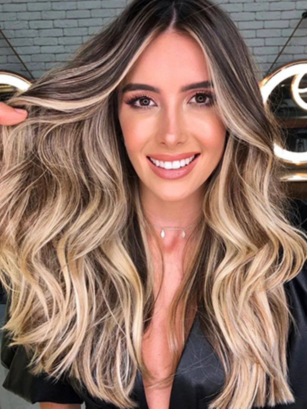 Collarbone Length With Bright Blonde Balayage Collarbone Length With Bright Blonde Balayage — Hair Color Chart
