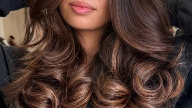 Chocolate Caramel Long Layers with Bouncy Curls, Brown Hair Colour