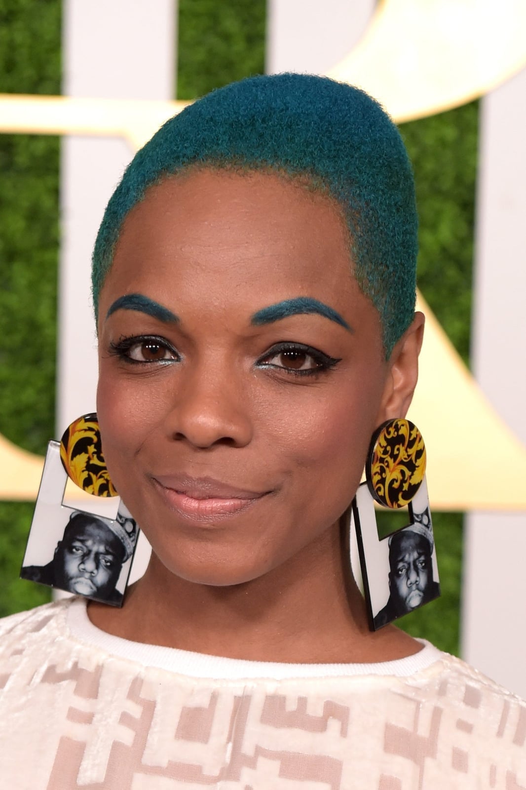 Teal Undercut With Short Length — Hair Color Ideas